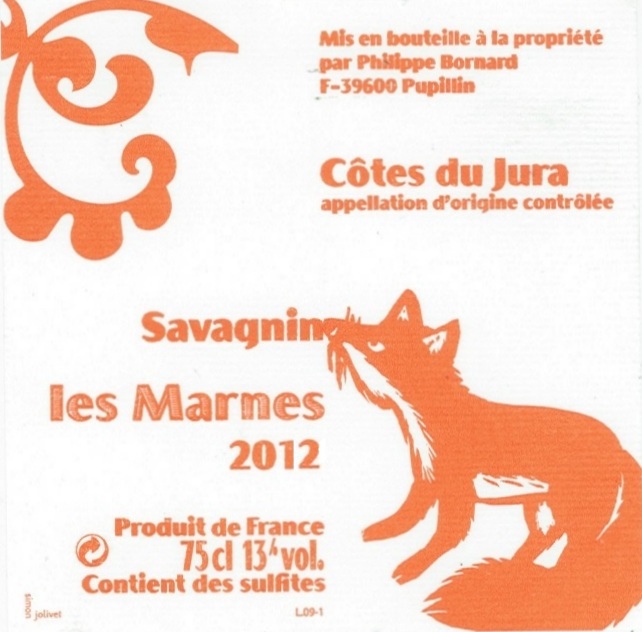Bornard-Les-Marnes-2012 wine